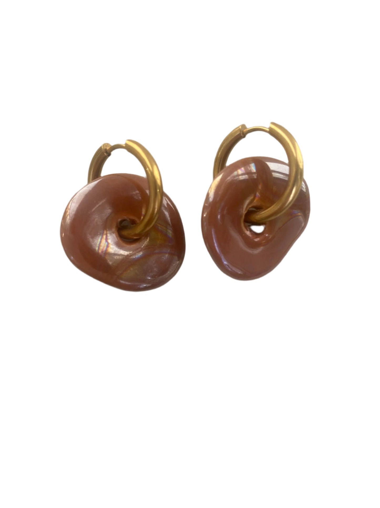 Rachel Dark Pink Earrings