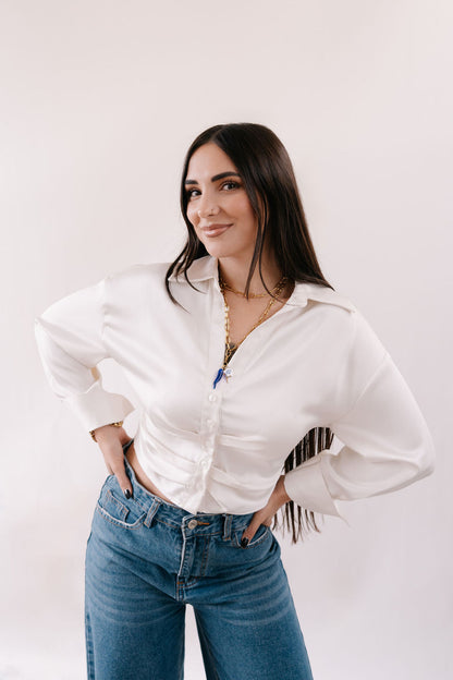 Chunky paperclip chain with removeable set of three charms