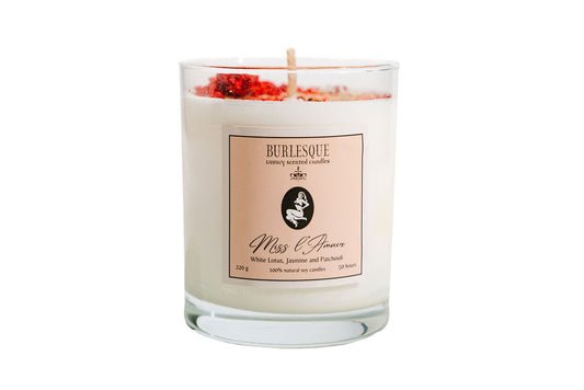 MISS L'AMOUR Candle - White Lotus, Jasmine & Patchouli