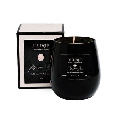 Velvet Vixen Candle - Oud, Bergamot & Dark Vanilla